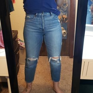 GAP High Rise Straight Jeans
